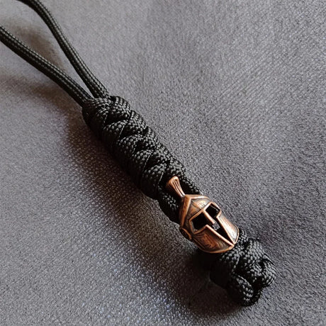 Warriror Helmets Paracord Beads Lanyard Dreadlock Beard Bead