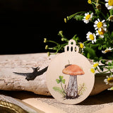 2 Sheet Vintage Mushroom RUB ON Transfer Stickers Junk Journal DIY Album Scrapbooking Craft Stickers