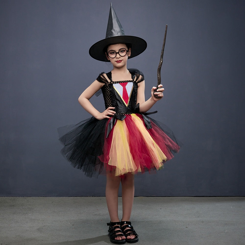 Hermoine Tulle Tutu Dress for Halloween Cosplay Costume