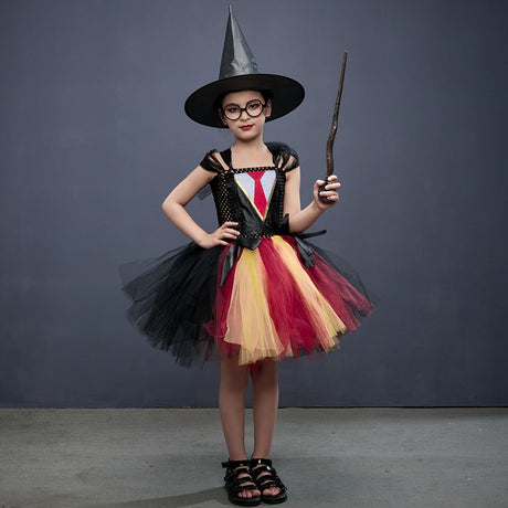 Hermoine Tulle Tutu Dress for Halloween Cosplay Costume