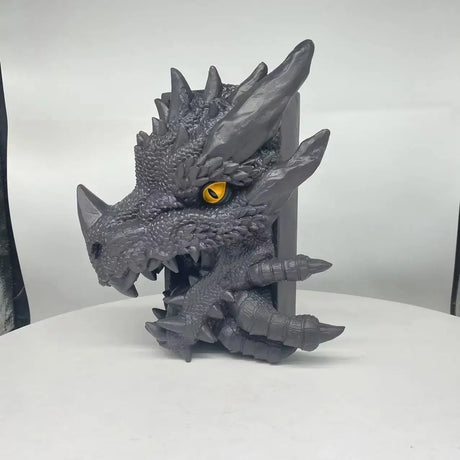 Dragon Book Shelf Decor Resin Book Holder For Fantasy Book Lovers