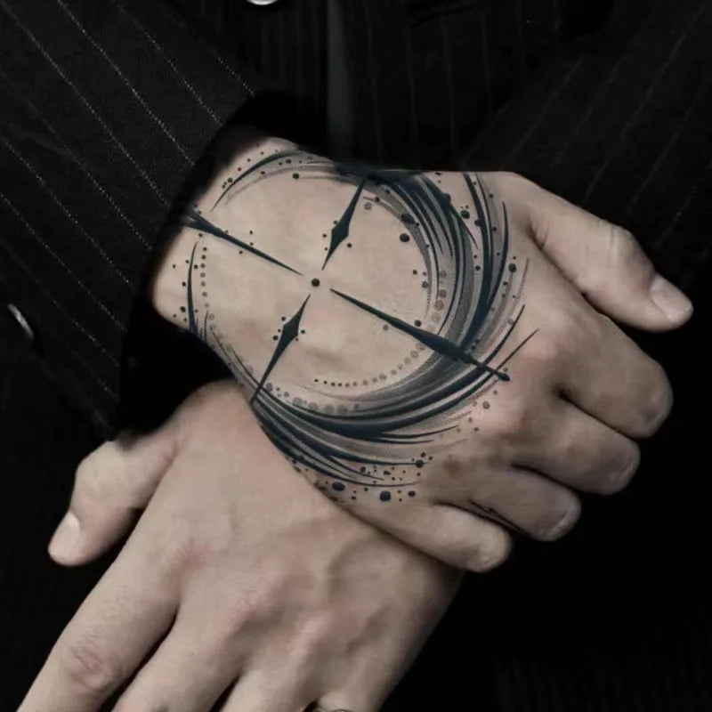 Compass Temporary Tattoos