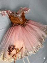 Palace Style Custom Made High-end Professional Ballet Long Tutu Dress Competition Performance Costume