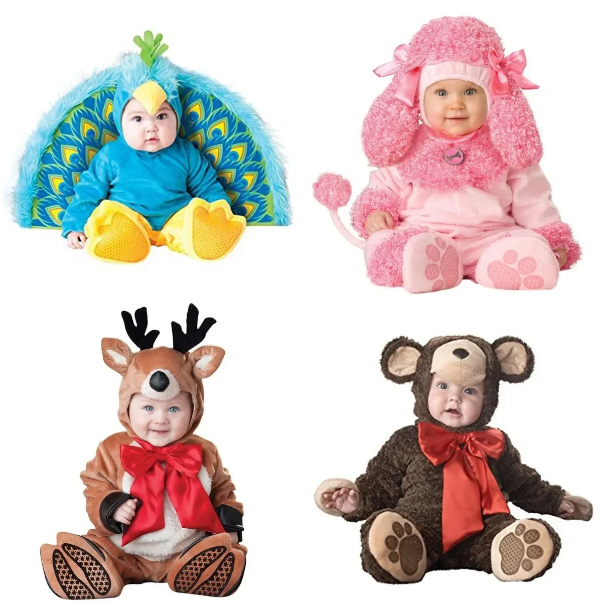 Wee Little Cutie Pie Baby Christmas Halloween Costume Rompers