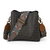 Boho Guitar Straps Embroidered Wide Handbag Luggage Straps