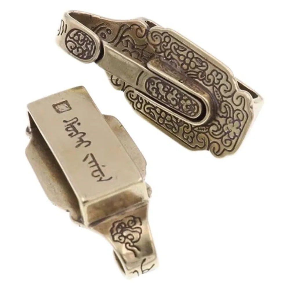 Fancy Pants Brass Keychain Belt Hook
