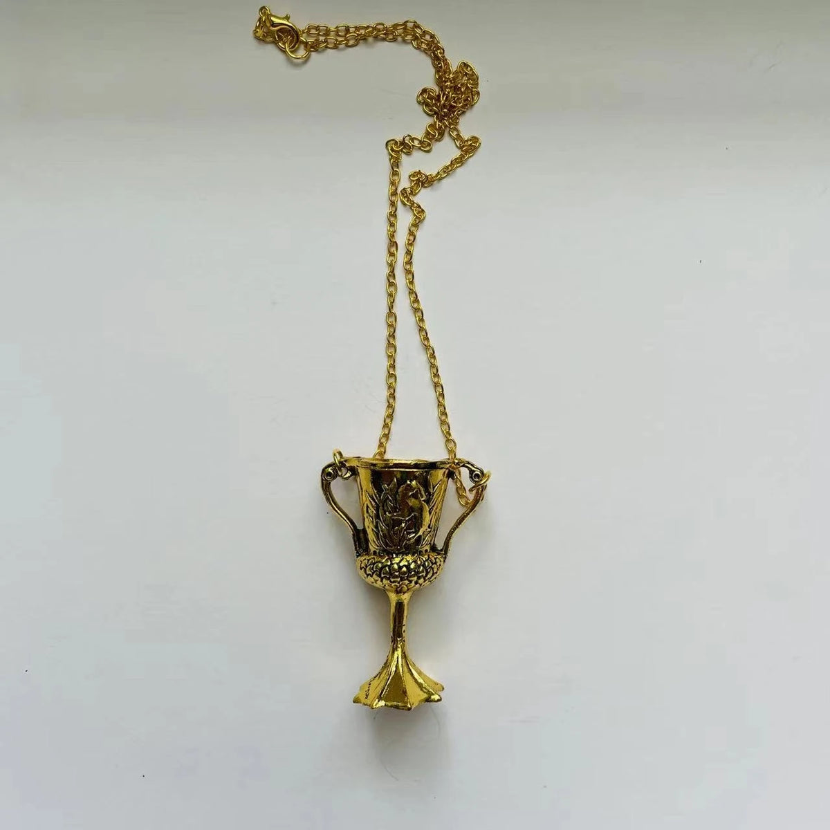Horcrux Golden Chalice Pendant Necklace with Gift Box