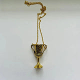 Horcrux Golden Chalice Pendant Necklace with Gift Box