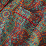 Sunday Mornings Paisley Pyjamas 2 Piece Cotton Loungewear Sleepwear