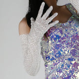 Glitter Gloves 70cm Long Gloves 26 Colours