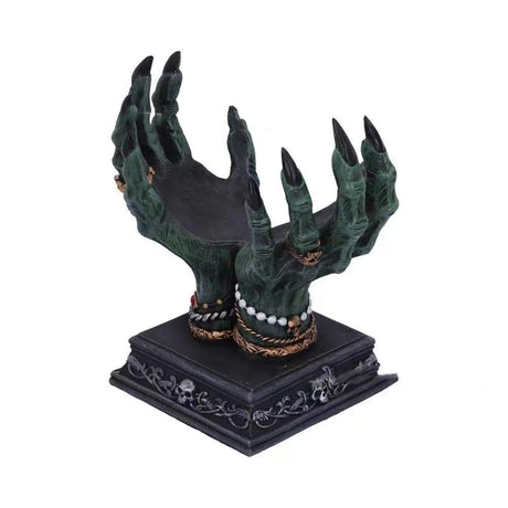 Crystal Ball Holder Resin Witch Hands Figurine Home Decor