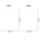 Maiden and Unicorn 40X50CM Stamped Cross Stitch DIY Kit 11CT/14CT