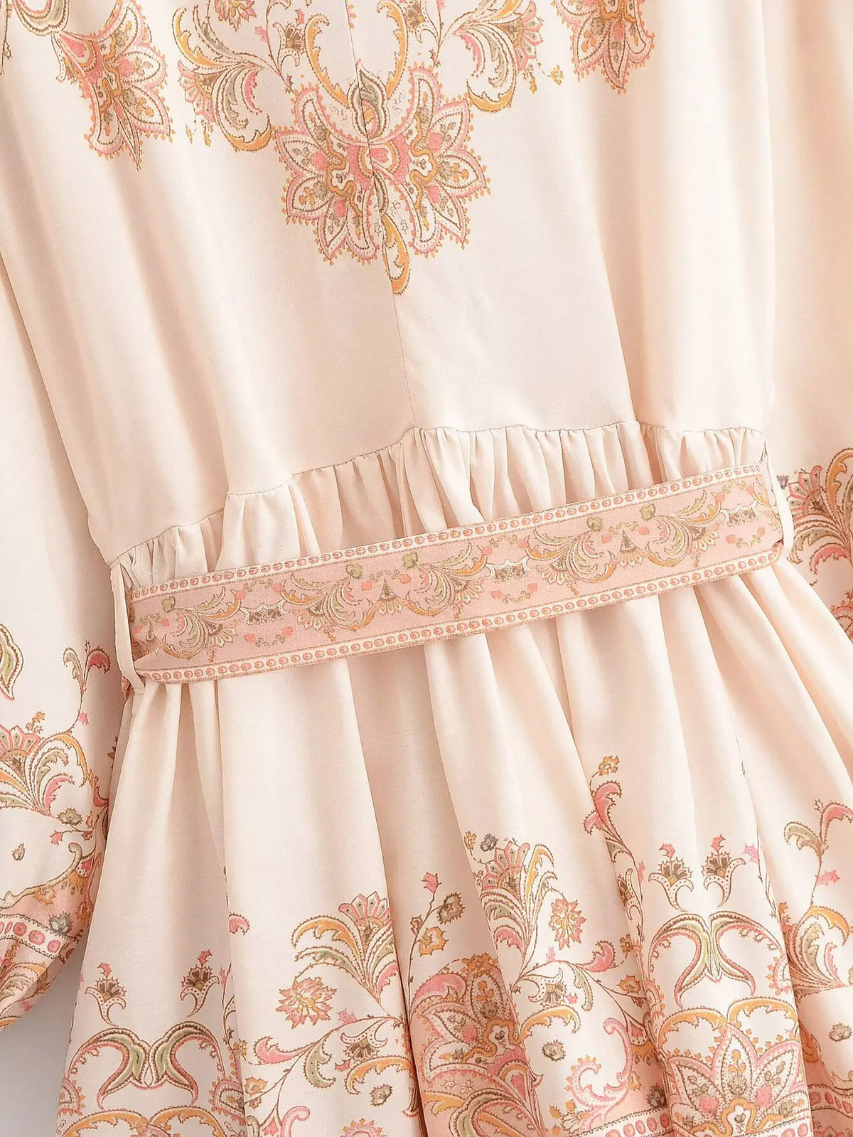 Mekah's Button Up Floral Print Long Sleeve Shirt Mini Dresses