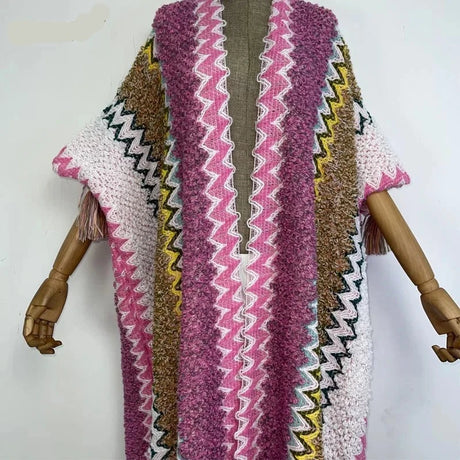 Huggelicious Tassel Knitted Long Cardigans 30 Colours