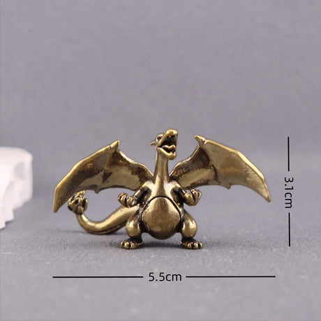 Flying Dragon BrassFigurines Tea Pet