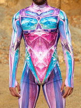 Candy Robot Cosplay Bodysuit Jumpsuit Festival Party Rave Outfits