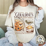 Geraldine's Buttery Bagels Zodiac Academy Book Lovers T-Shirt