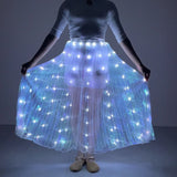 LED Light Up Party Skirt for Adults Dance Performance Wear