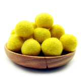 FIFTY 2cm Wool Felt Balls 100% Wool DIY Handmade Craft Supplies