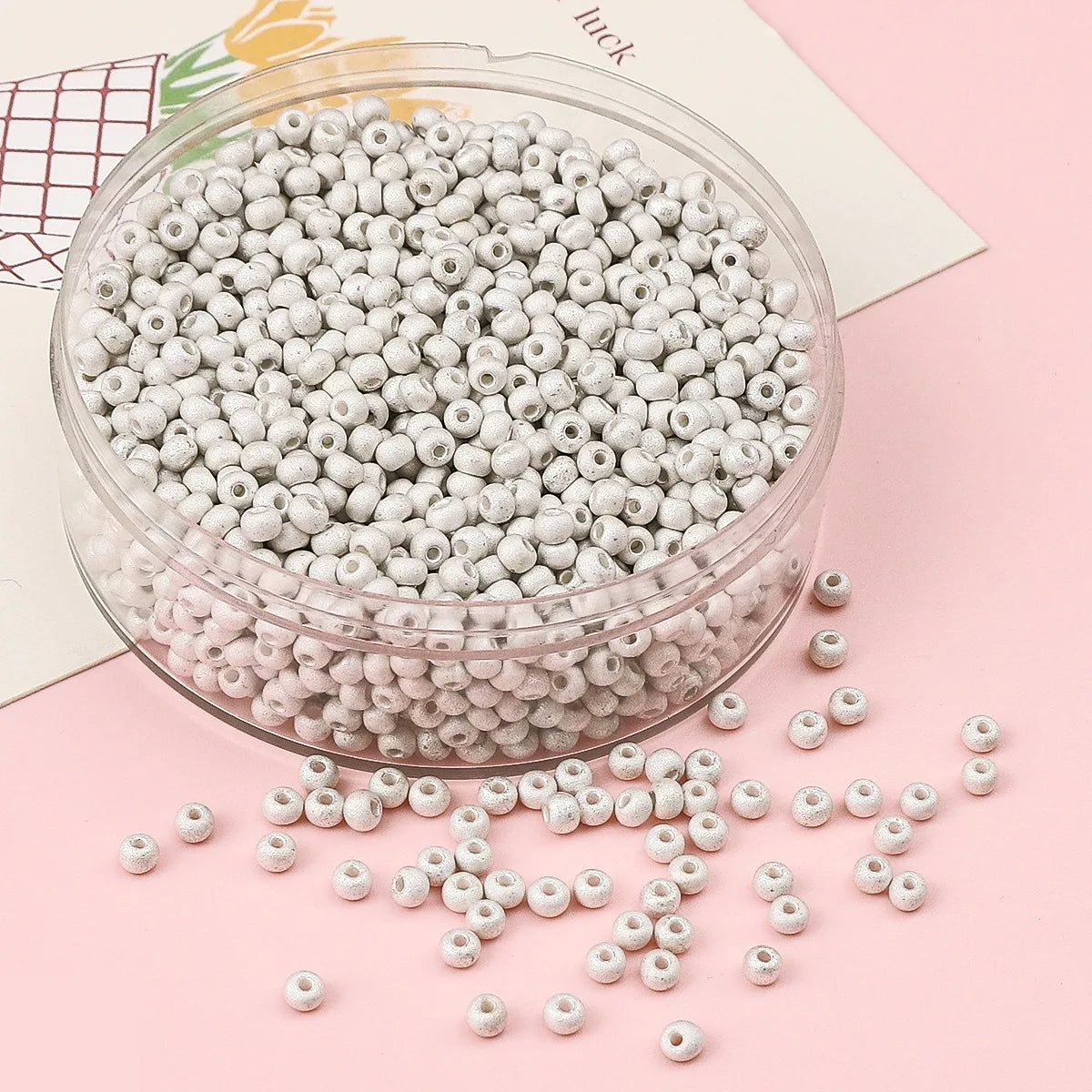 2 3 4mm Metallic Plated Glass Seed Beads Round Japanese Miyuki Seedbeads Loose Spacer Beads for Jewerly Making DIY Needlework