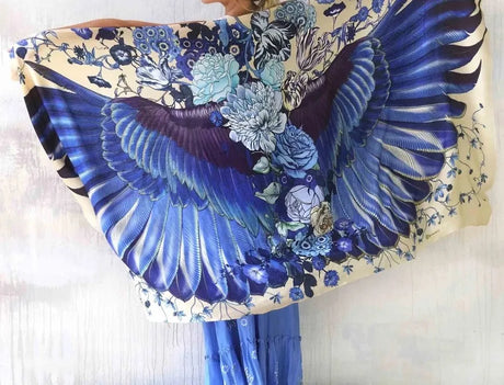 Wings Fantasy Shawl Scarf Festival Cloak Rave Accessories