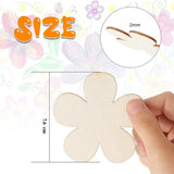 10pcs Butterfly Flower DIY Wooden Crafts Kids Projects