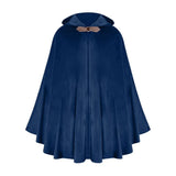 Short Medieval Velvet Capelet Hooded Cloak Renaissance Cape