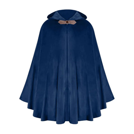 Short Medieval Velvet Capelet Hooded Cloak Renaissance Cape