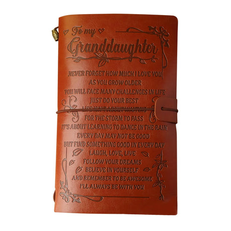 To My Son, Daughter, Grandson, Granddaughter, Wife, Sister, etc, Gift PU Leather  Journal Notebooks