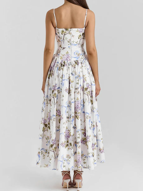 Olivietta's Floral Print Midi Sundress