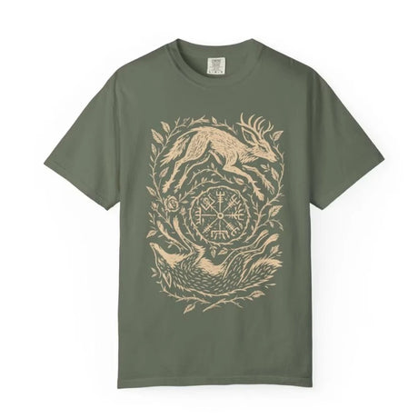 Fox Yin Yang T-Shirt Witchy Forestcore Tee