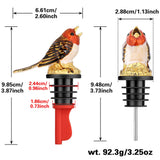 Singing Bird 2-In-1 Wine Bottle Pourer and Stopper