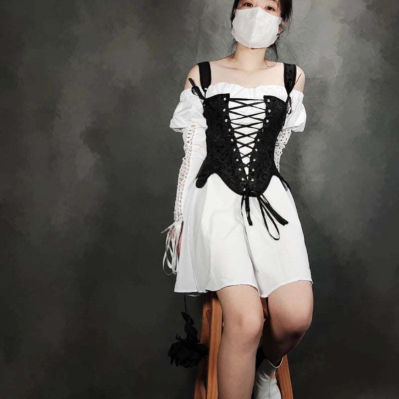 Pirate Jacquotte's Buxom Binder Lace Up Corset