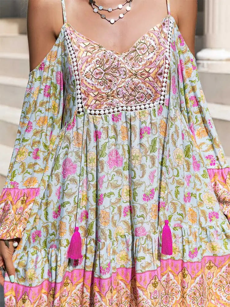 Elitzia's Boho Bae Mini Dress