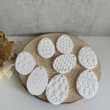 DIY Easter Egg Resin Clay Chocolate Ornaments Silicone Moulds DIY Craft Baking