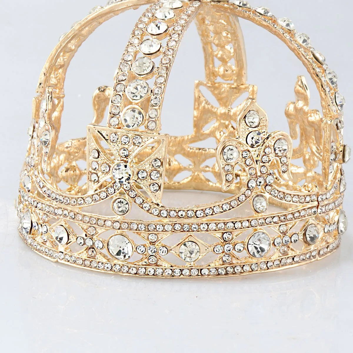 Baroque Royal Full Round Catholic Crown