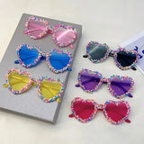 Doughnut Sprinkles Love Heart Sunglasses