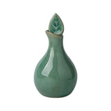 Leaf Cracked Glaze Essential Oil Pots 100ml Ceramic Aromatherapy Scented Home Decor Bottle