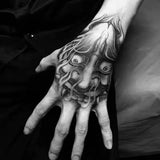 4pc/Lot Dark Art Waterproof Temporary Tattoo Prajna Eye Star