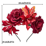 Butterfly Rose Floral Fascinators
