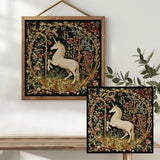 Unicorn 30X30CM Stamped Cross Stitch DIY Kit 11/14/16CT