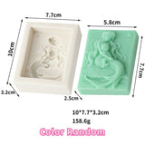 Mermaid Silicone Soap Moulds DIY Ocean Goddess Candle Resin Making Chocolate Mould