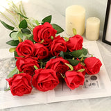 A Dozen Realistic Artificial Roses Bouquet