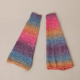Gradient Japanese Boot Cuffs Knitted Wool Over Knee Leg Warmers