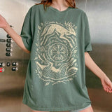 Fox Yin Yang T-Shirt Witchy Forestcore Tee