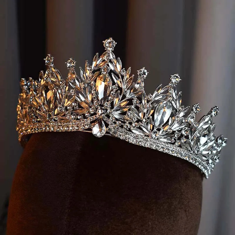 Queen Alexandría's Baroque Crystal Bridal Tiara