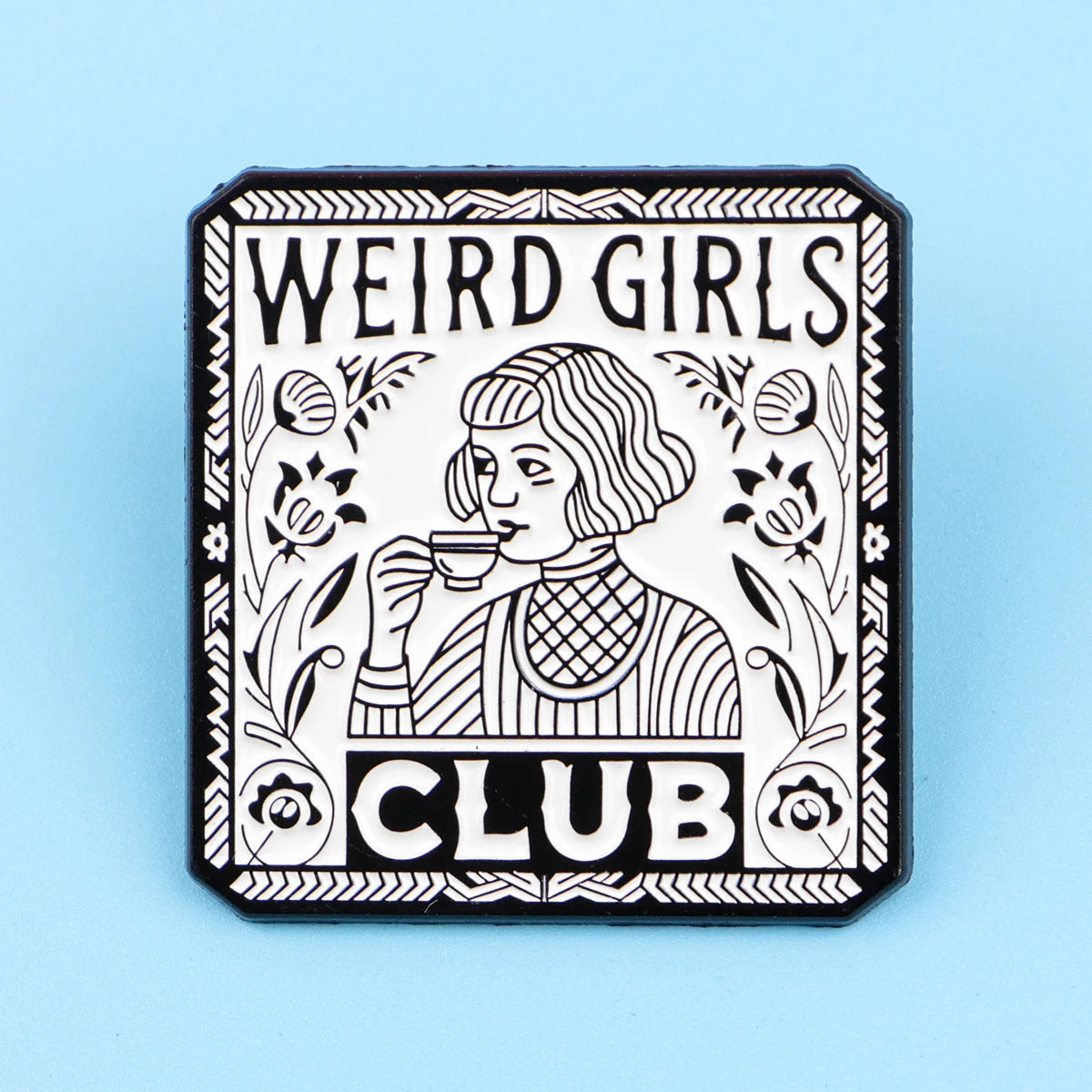 Weird-Girls Enamel Pin Brooch Lapel Pins Badge