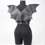 Bat Wings Harness Faux Leather Waist Belt Chest Harness