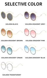 Diamond Moon Fun Glasses Sunglasses