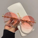 Shania's Round Sunglasses Oversized Vintage Shades